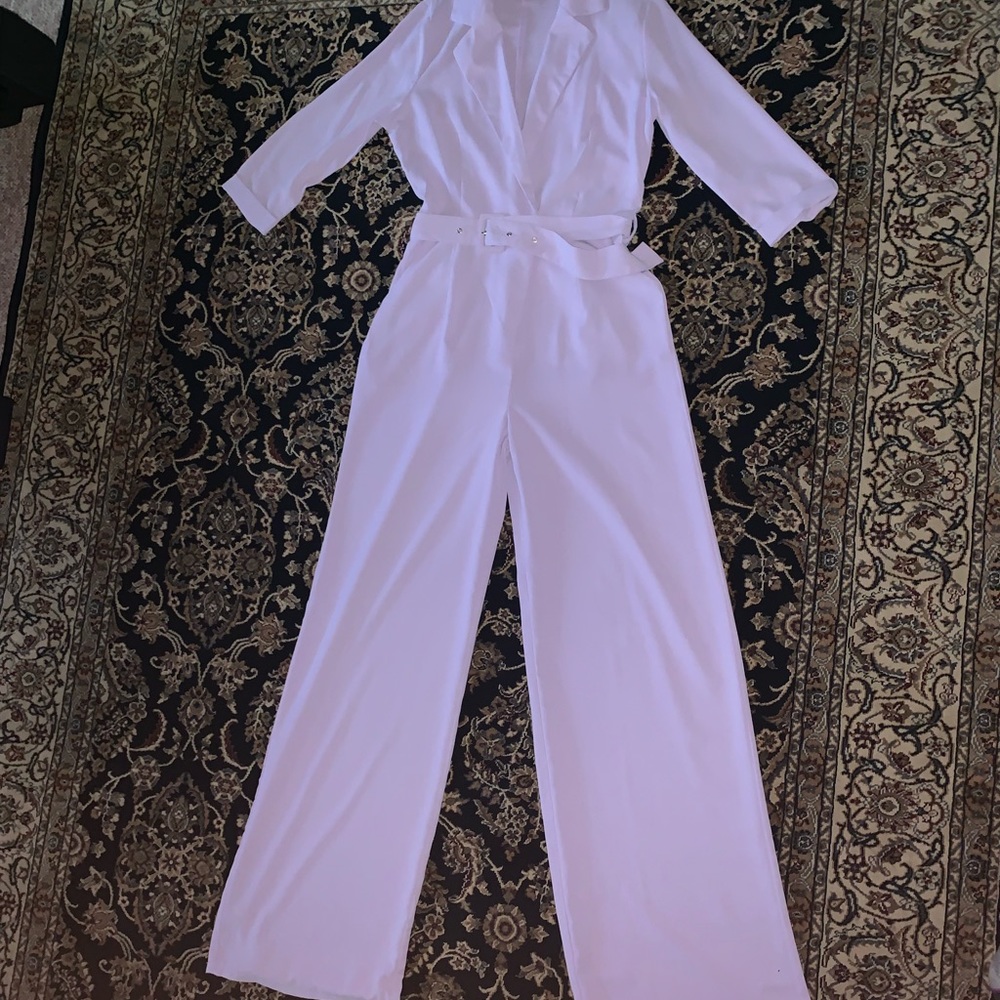 wide legged lilac jumpsuit
